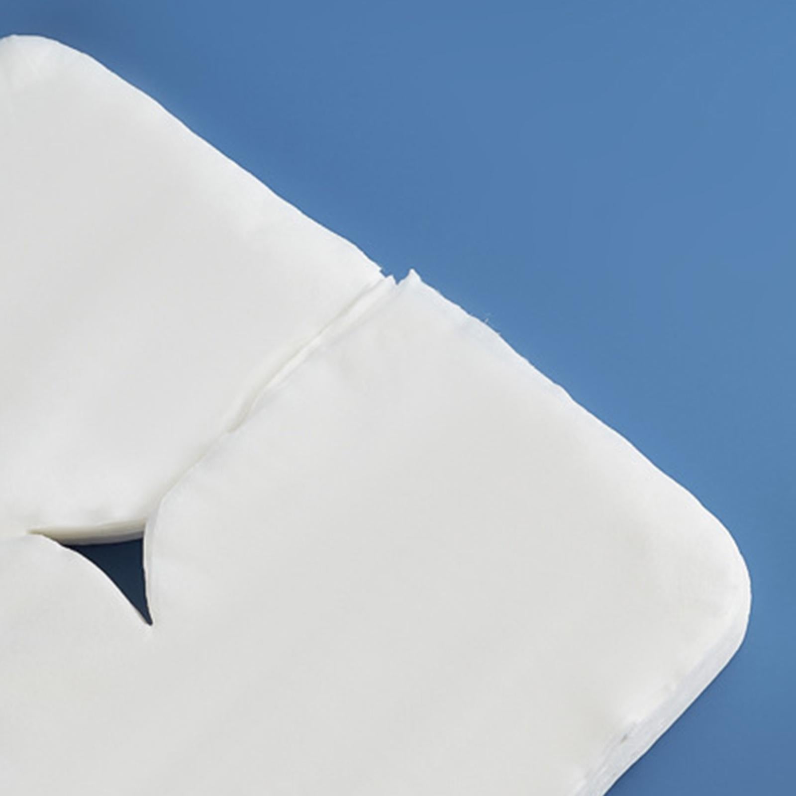 100x Disposable Face Cradle Covers Massage Face Covers for Salon 40g Cotton