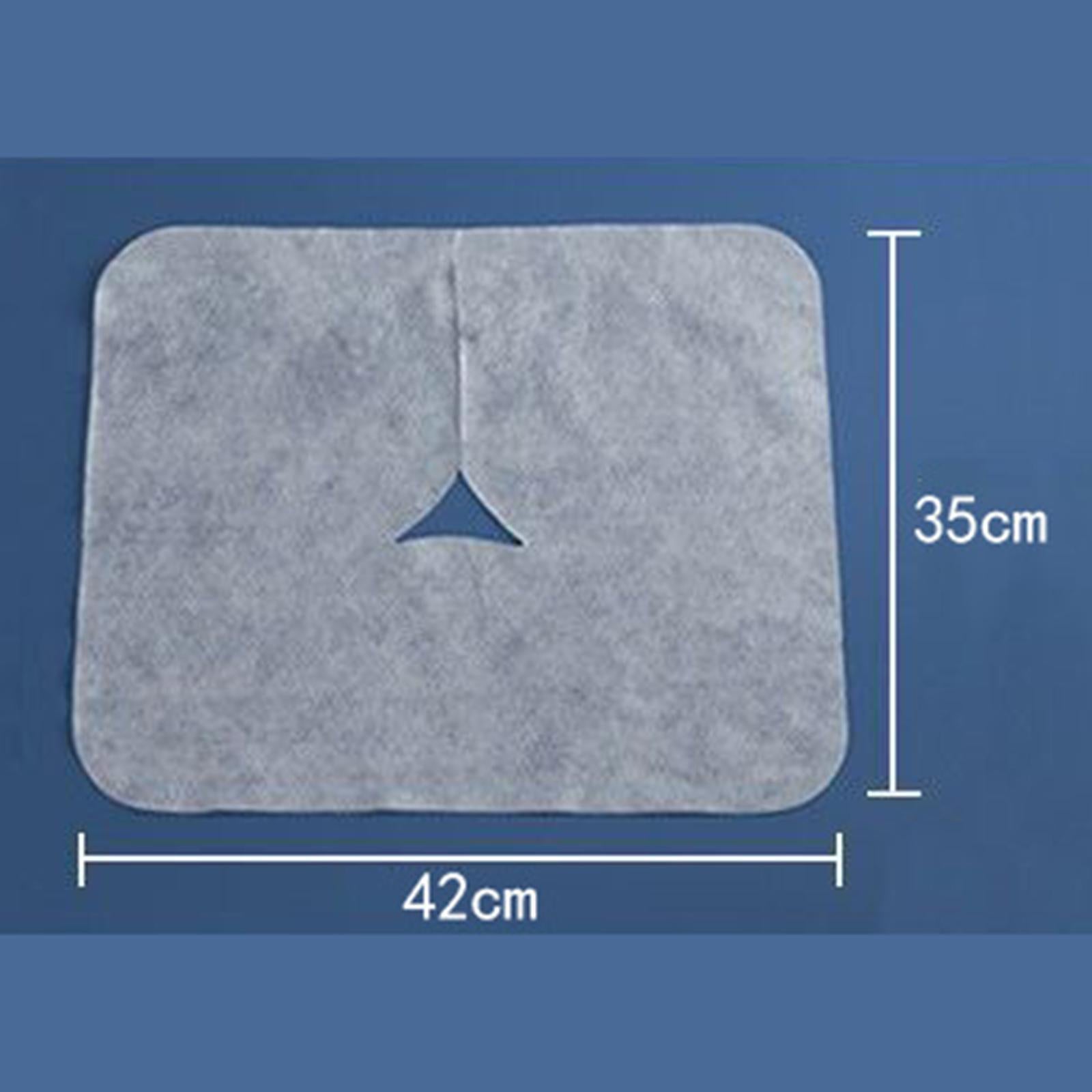 100x Disposable Face Cradle Covers Massage Face Covers for Salon 30g Fabric