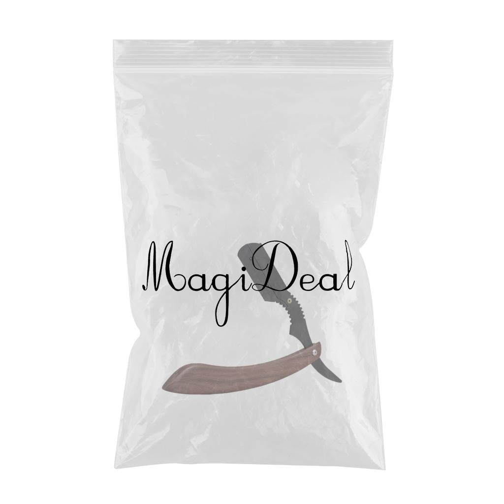 Straight Edge Razor for Man Wood Handle Rust Free Close Shaving Professional