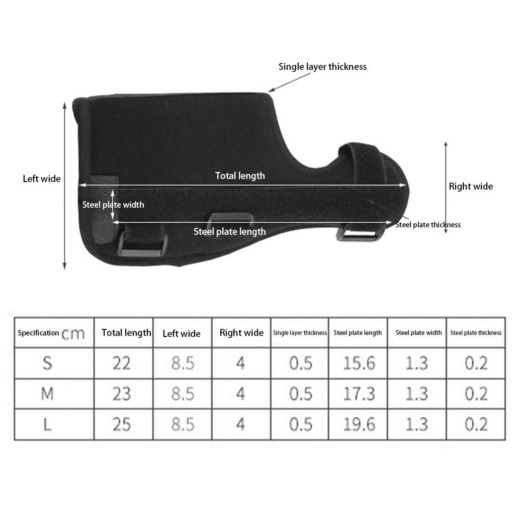 Wrist Arm Support Brace for Hand Sports Injuries Finger Fitness L Right