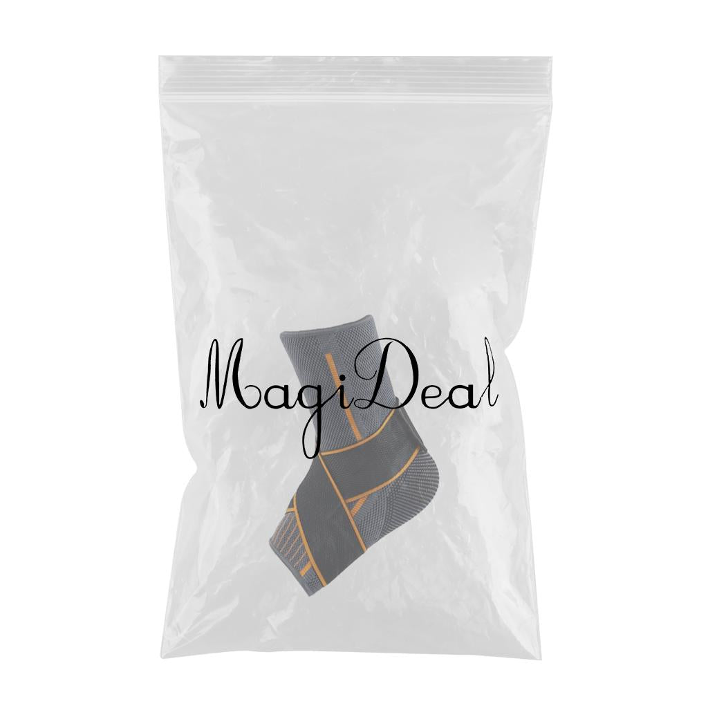 Adjustable Ankle Support Brace Elastic Foot Protection for Sports S 35-36