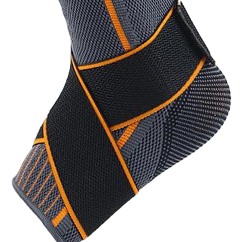 Adjustable Ankle Support Brace Elastic Foot Protection for Sports M 37-39