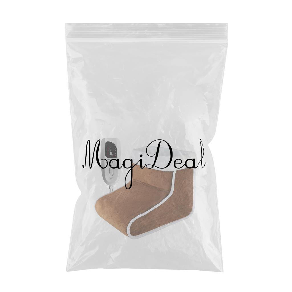 1PC Electric Foot Warmer Feet Heater With 6 Temperature Settings Washable