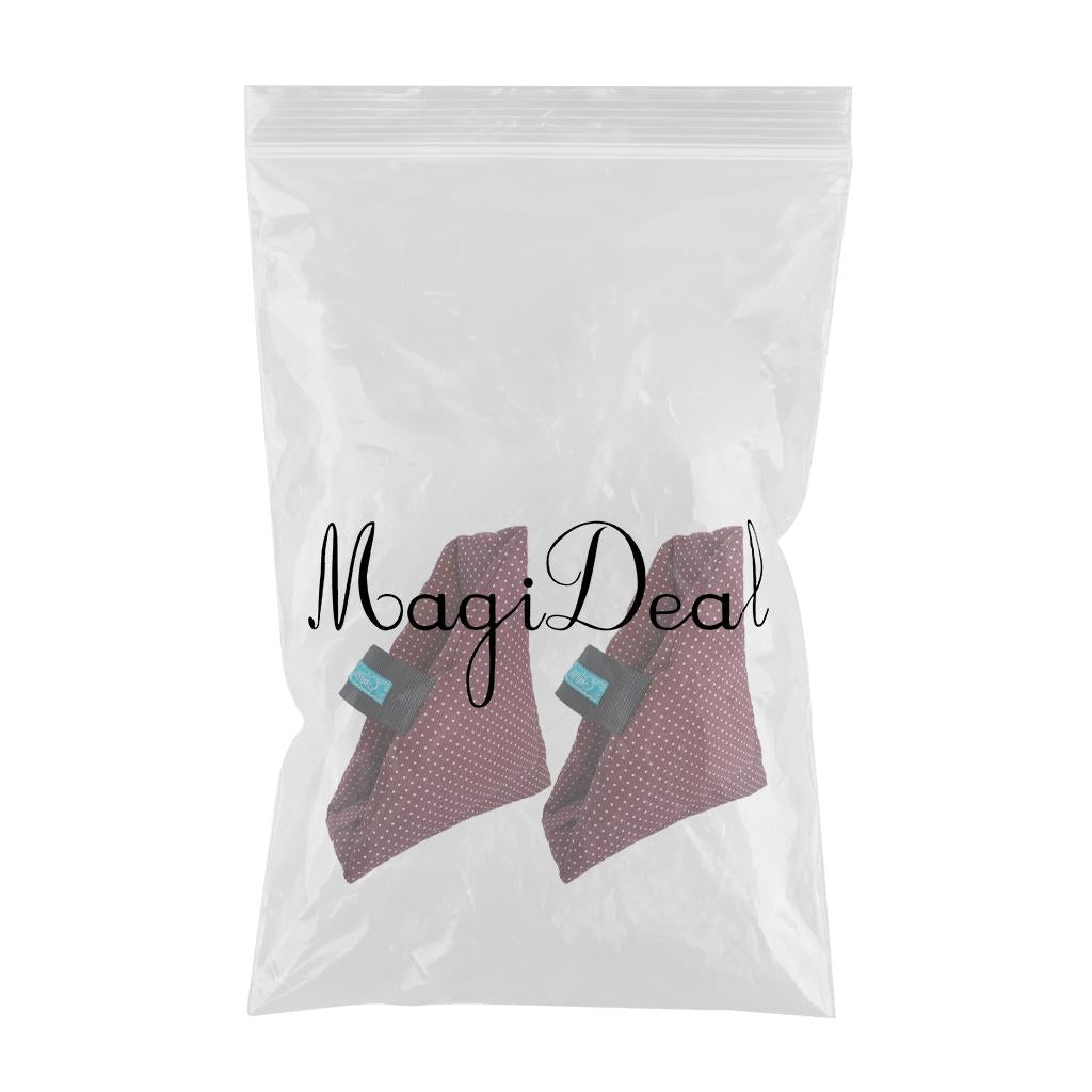 2Pcs Heel Cushion Breathable Soft for Feet Sores Patient wine point XXL
