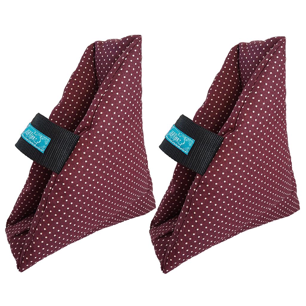 2Pcs Heel Cushion Breathable Soft for Feet Sores Patient wine point one size