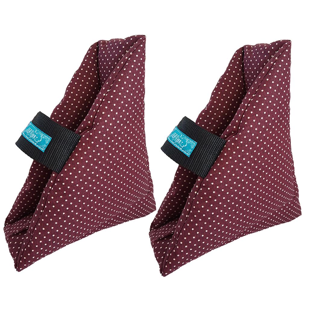 2Pcs Heel Cushion Breathable Soft for Feet Sores Patient wine point one size