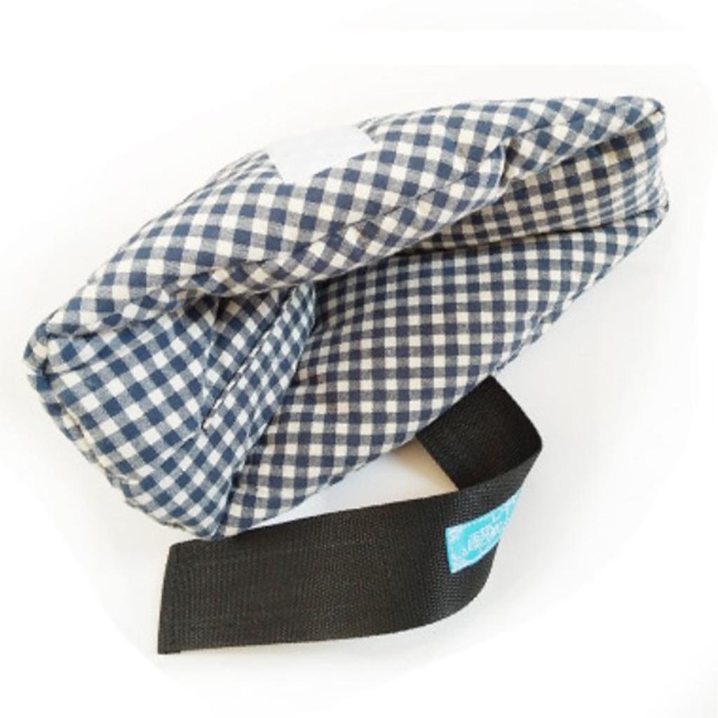 2Pcs Heel Cushion Breathable Soft for Feet Sores Patient blue grid XXL