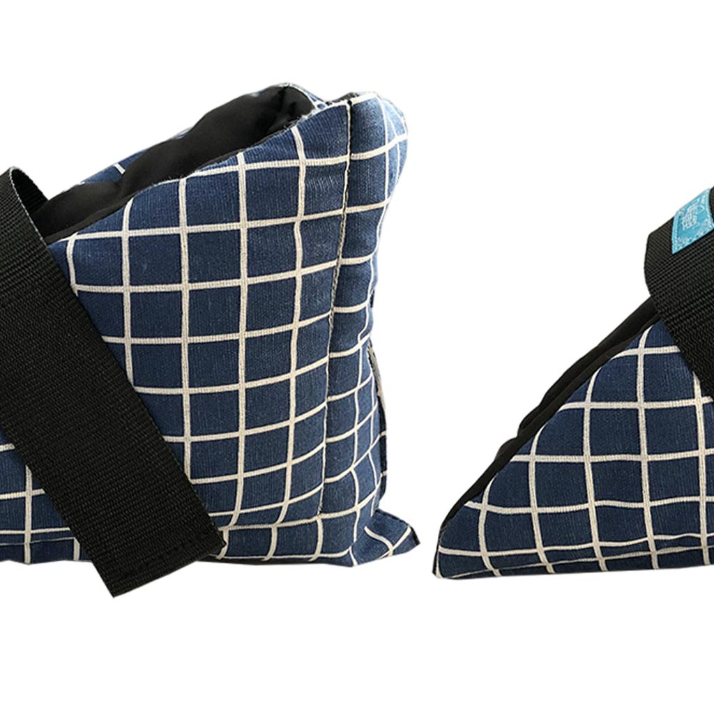 2Pcs Heel Cushion Breathable Soft for Feet Sores Patient blue grid one size