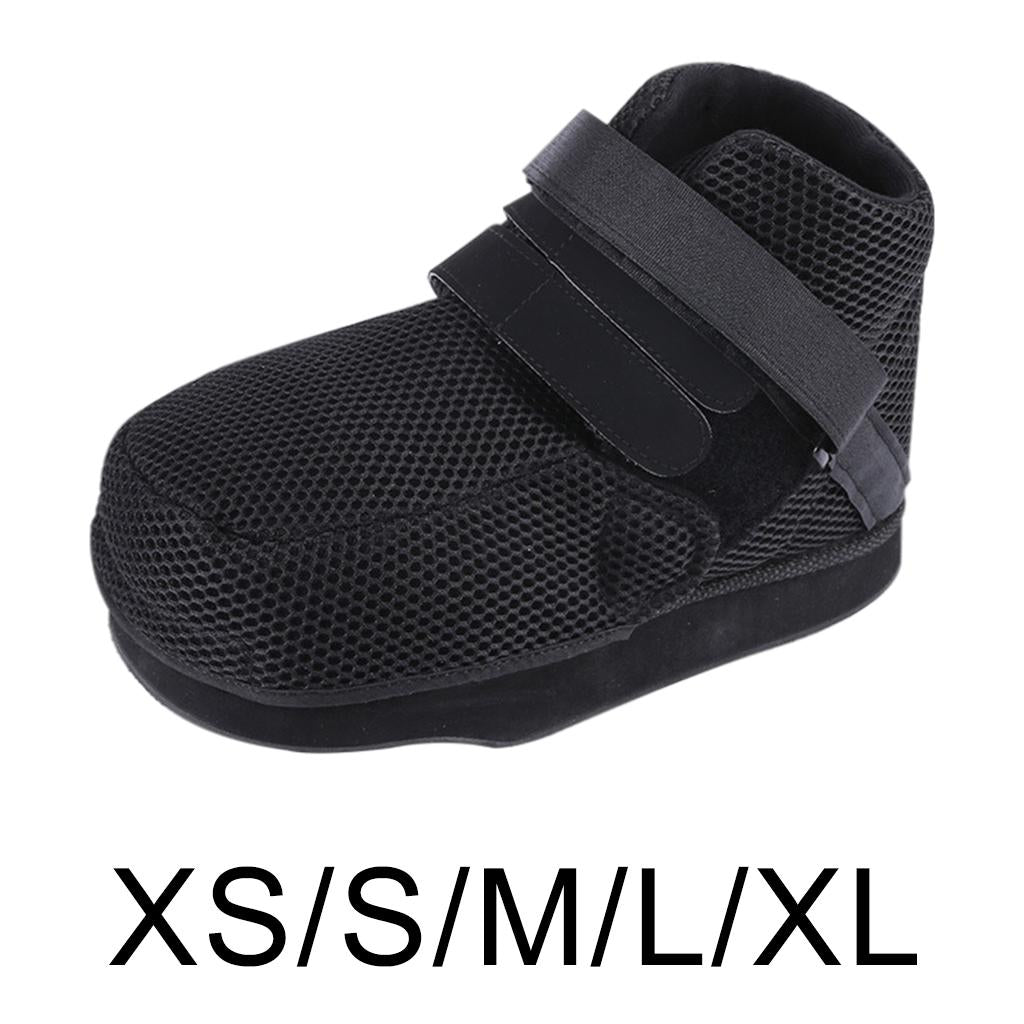 Black Post Surgical Boot Shoe Orthopedic Fracture Support XS