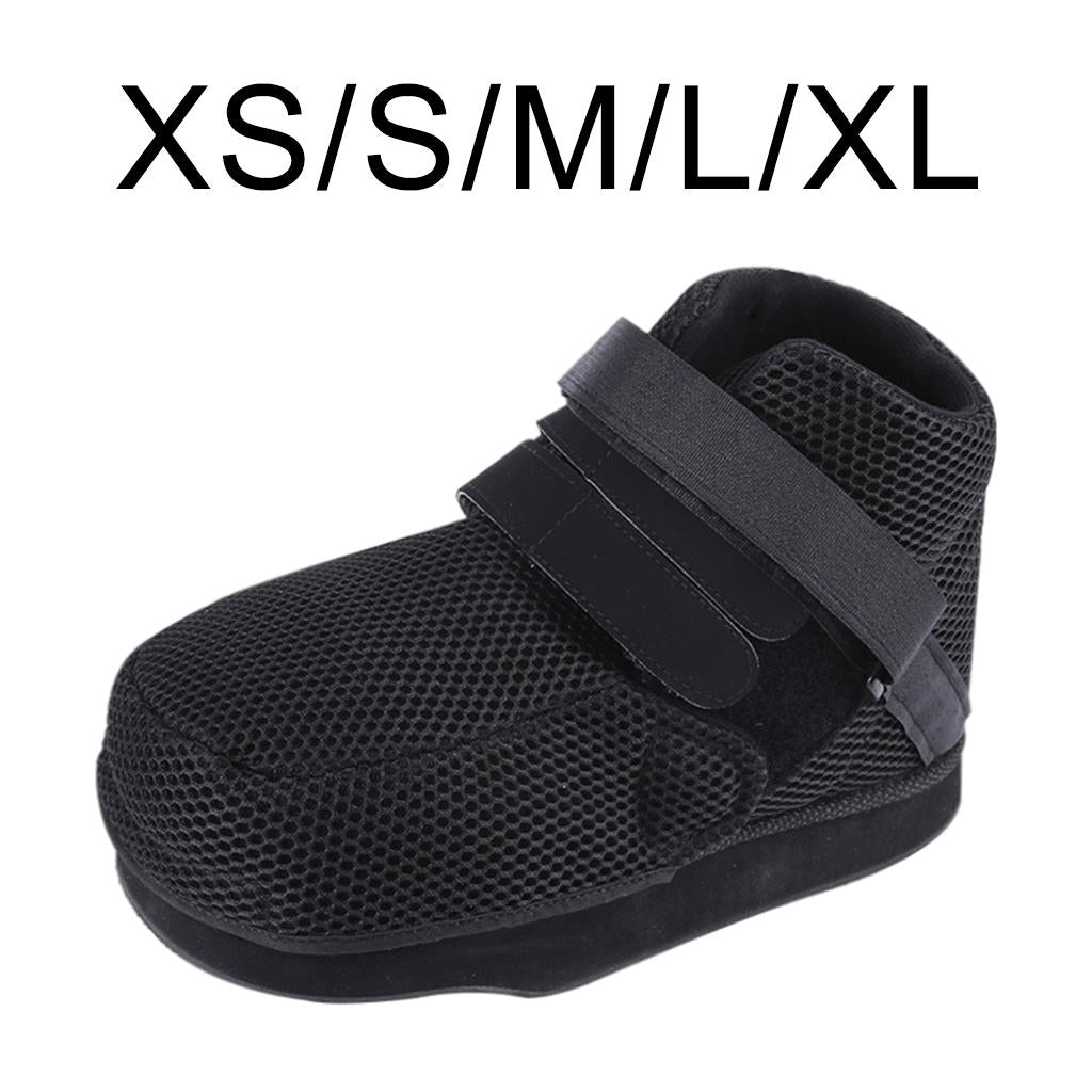 Black Post Surgical Boot Shoe Orthopedic Fracture Support XS