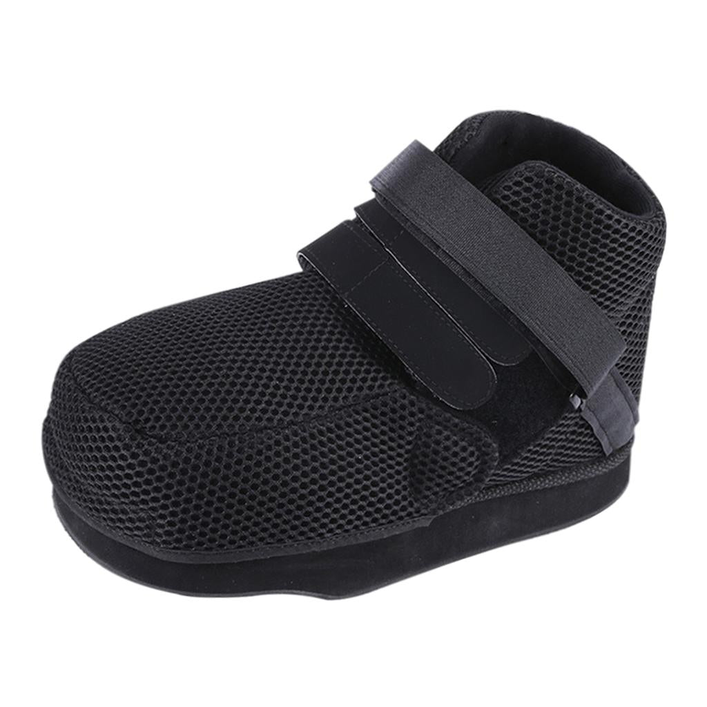 Black Post Surgical Boot Shoe Orthopedic Fracture Support S