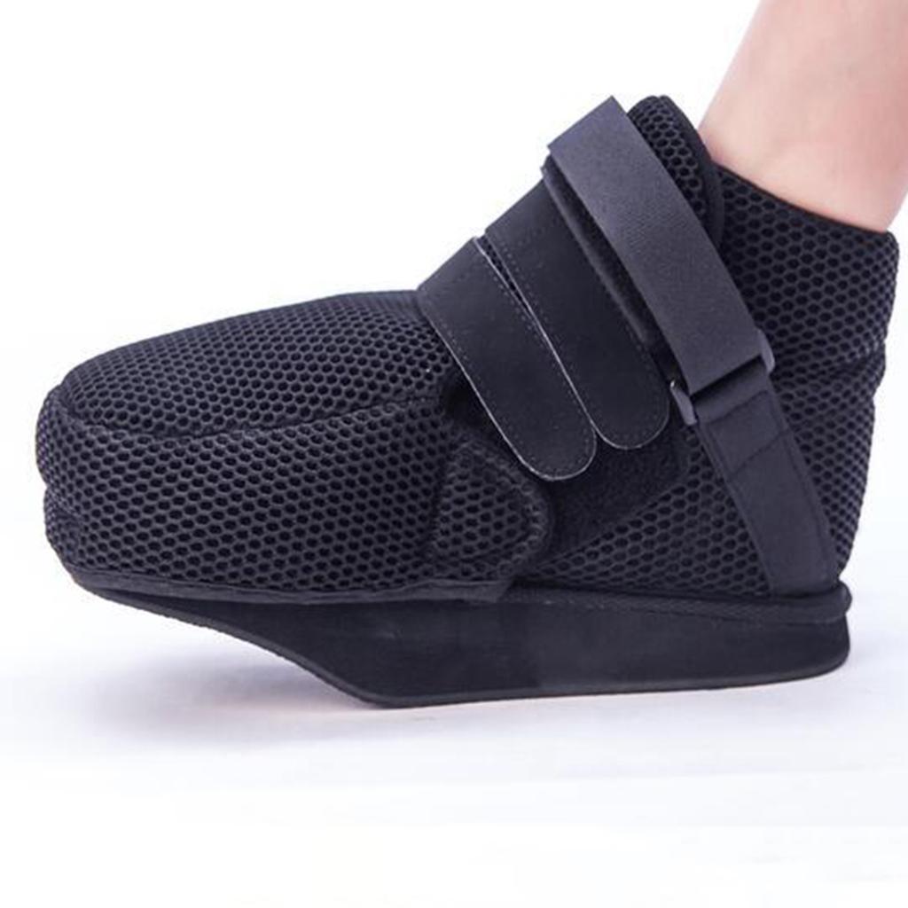 Black Post Surgical Boot Shoe Orthopedic Fracture Support L