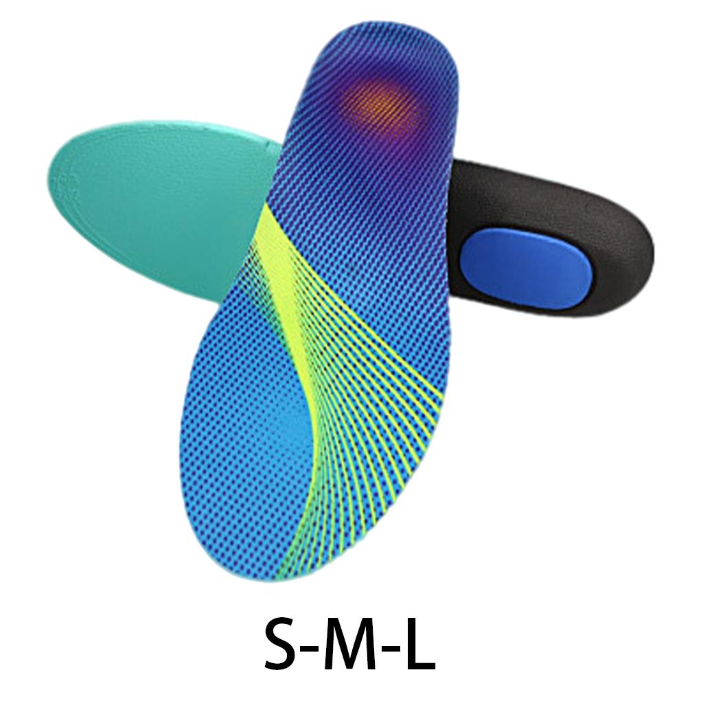 Orthotic Insoles Arch Support Cushioned for Flat Feet Foot Soreness Unisex S