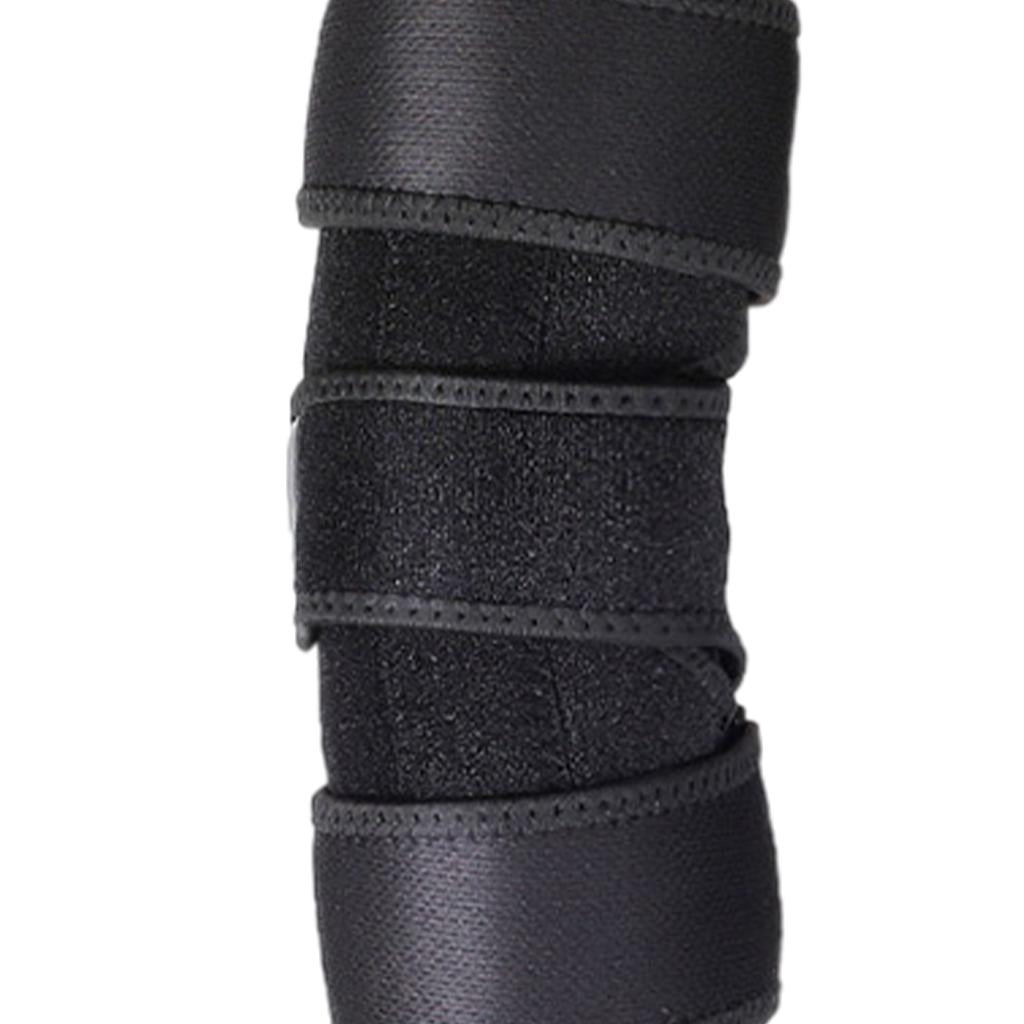 Elbow Pads Protector with Aluminum Splint for Cycling Softball Black