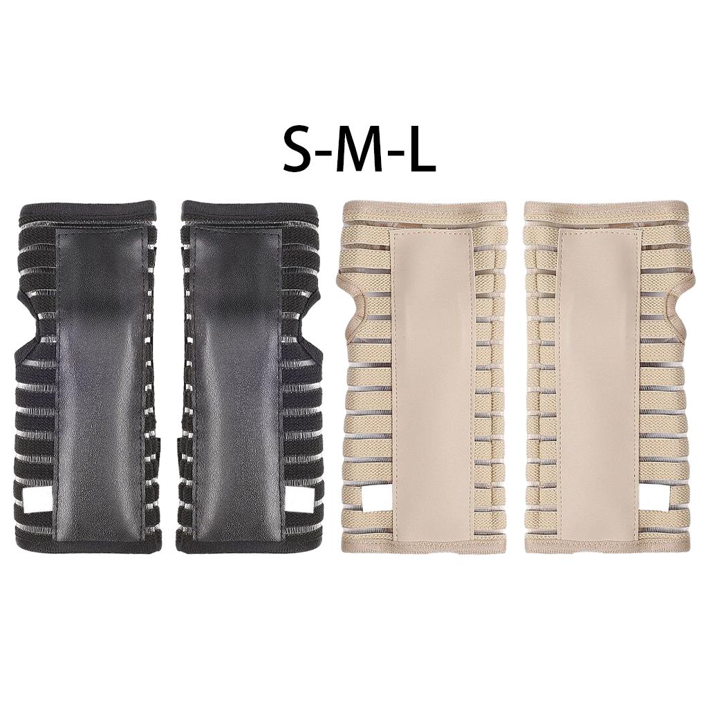 Night Sleep Splint Wrist Brace Support Breathable Small Black Left