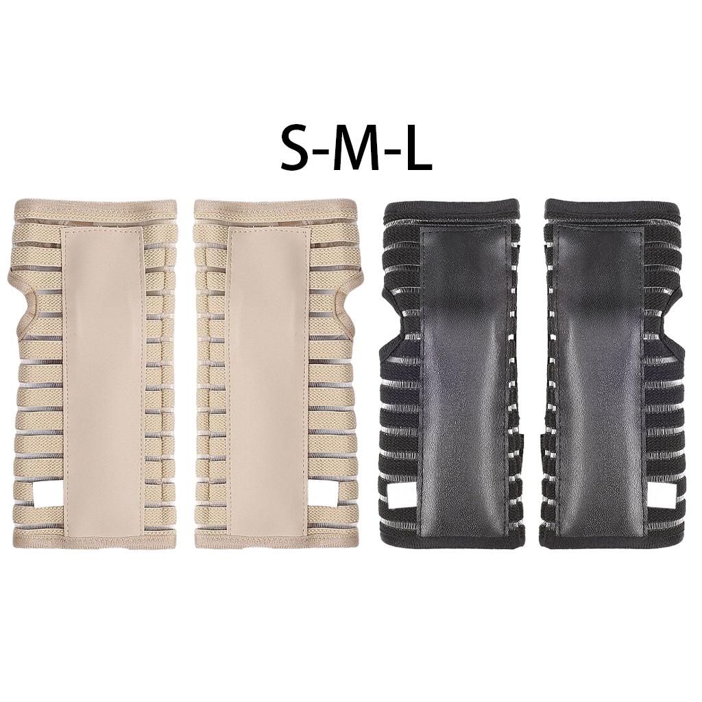 Night Sleep Splint Wrist Brace Support Breathable Small Black Left