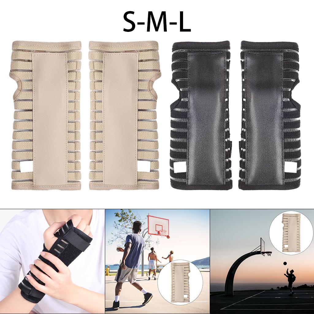 Night Sleep Splint Wrist Brace Support Breathable Small Black Left