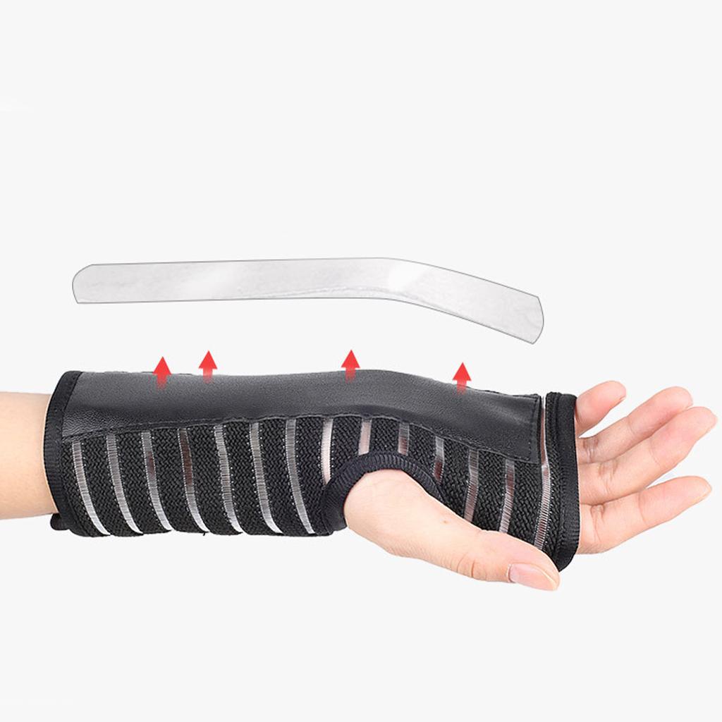 Night Sleep Splint Wrist Brace Support Breathable Medium Beige Left