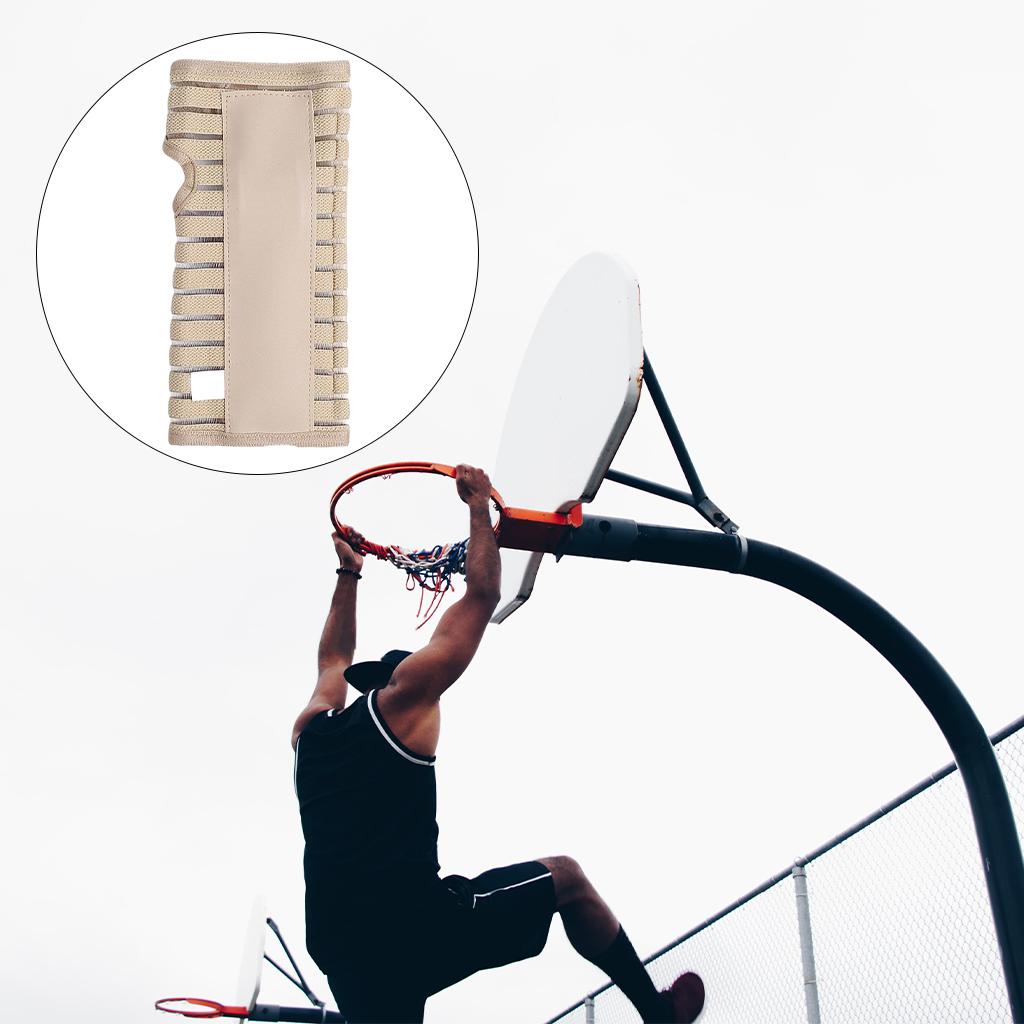 Night Sleep Splint Wrist Brace Support Breathable Large Beige Left