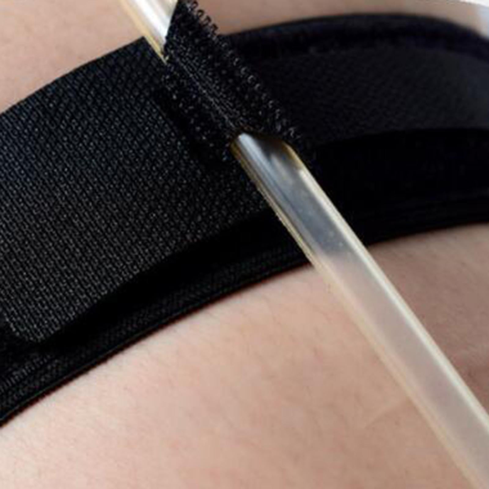 1x Conduit Belt Sticky Strips Strap Wrap Black Dirt-Resistance for Men Women