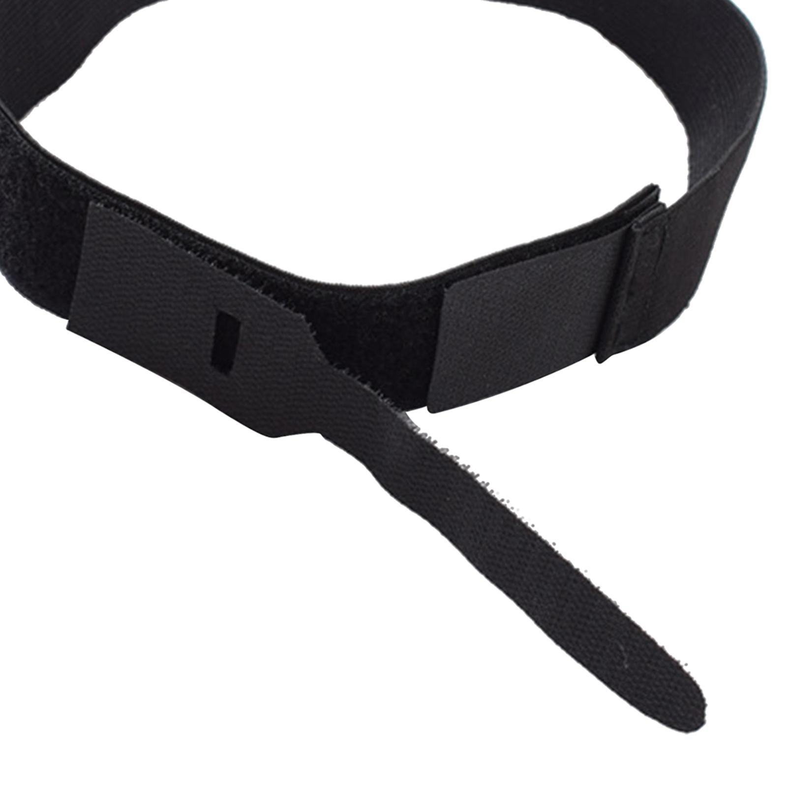 1x Conduit Belt Sticky Strips Strap Wrap Black Dirt-Resistance for Men Women