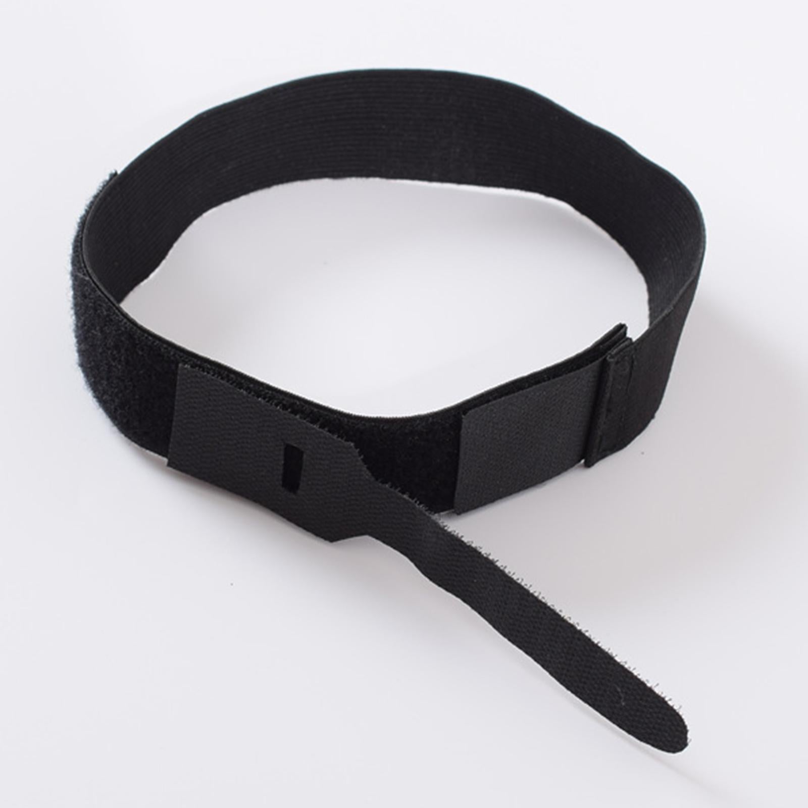 1x Conduit Belt Sticky Strips Strap Wrap Black Dirt-Resistance for Men Women