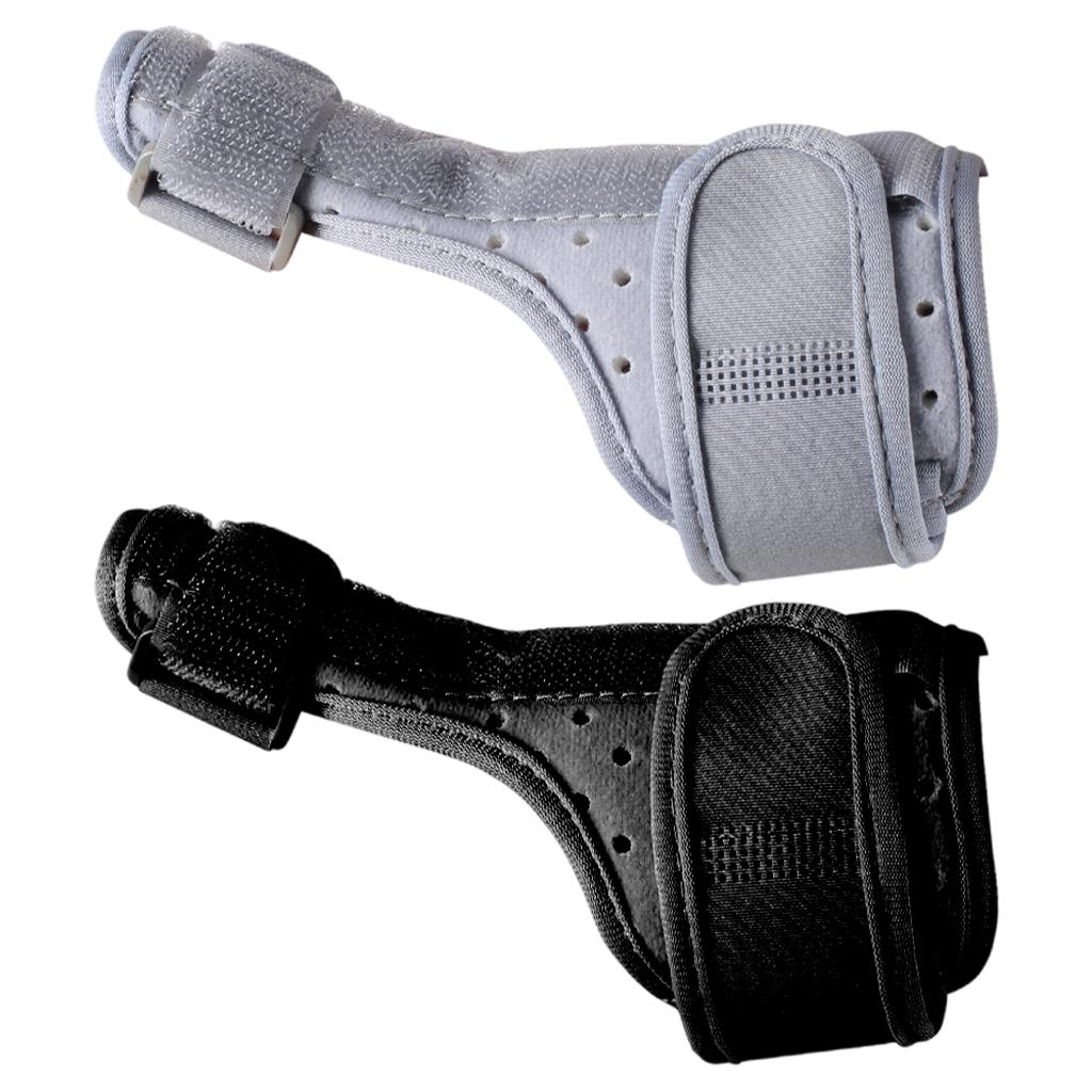 Thumb Stabilizer Universial Holder for Knuckle Sprains Left Right Hand Gray