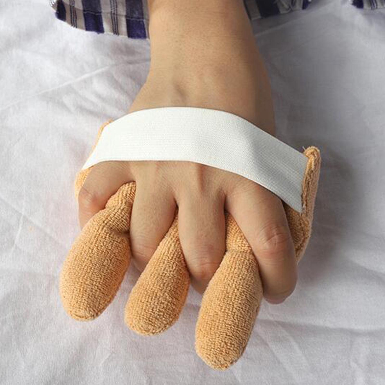 Fingers Separation Cushion Easy Dry Absorpt Flexible for Bedridden Green