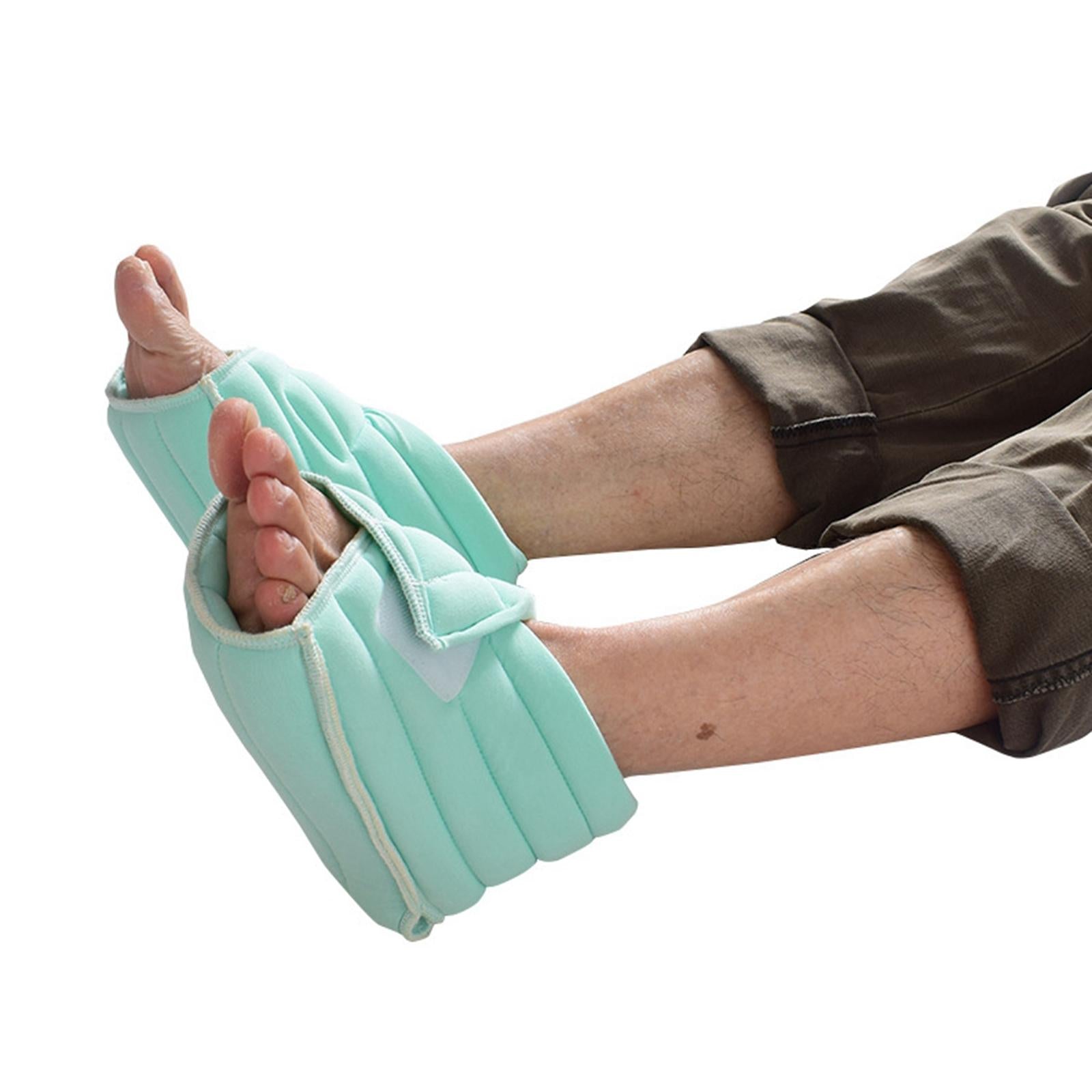 Foot Pillow 1 Pair Guards for Relieve Pressure from Sores and Ulcers Ankles Green