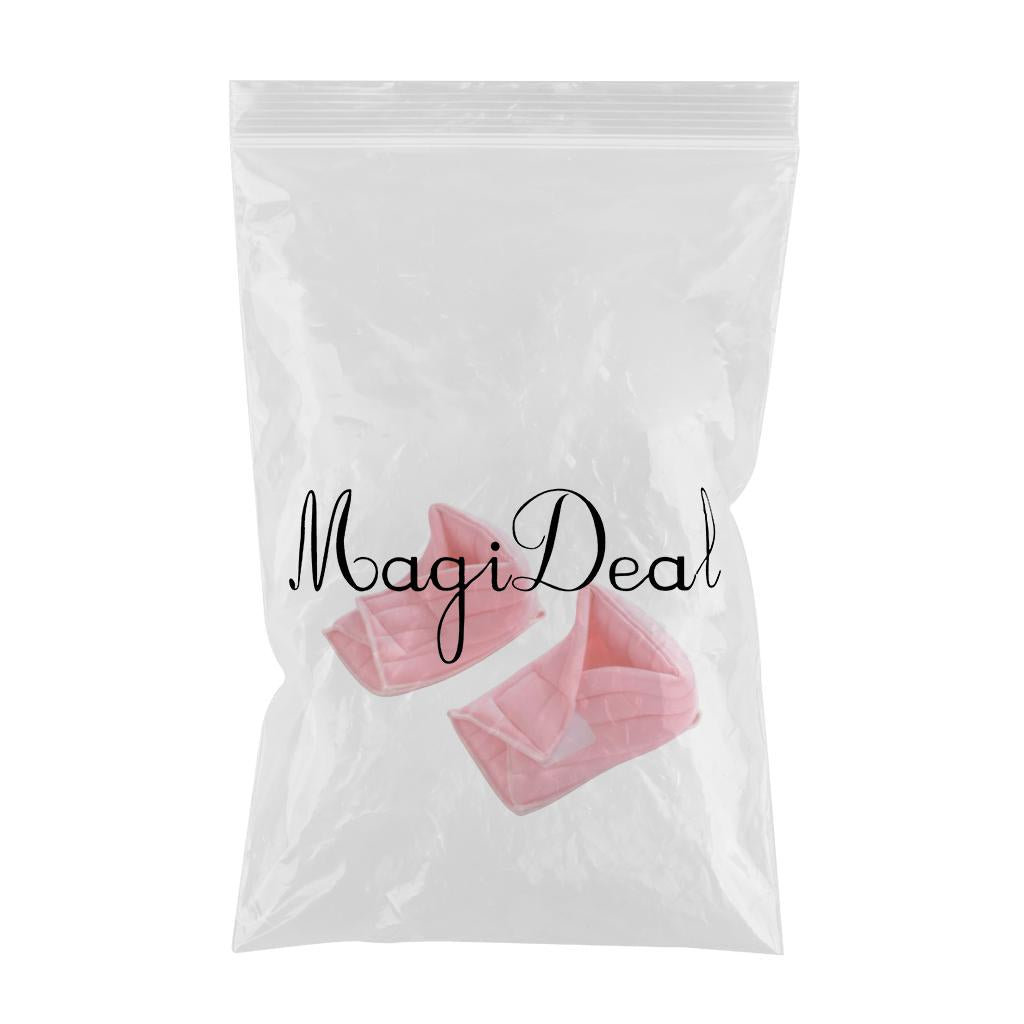 Foot Pillow 1 Pair Guards for Relieve Pressure from Sores and Ulcers Ankles Pink