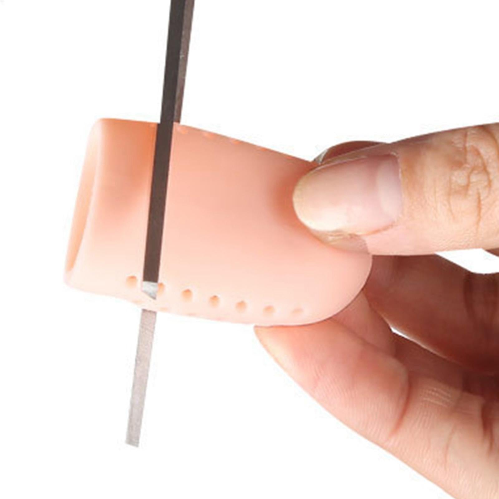 20Pcs Big Toe Caps Holes Protection Cover for Calluses Corns L Purple