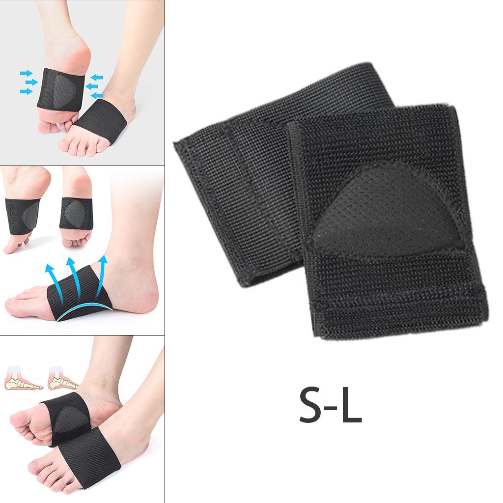 1 Pair Arch Support Insoles Comfortable Flat Foot for Heel Fatigue Shoes S 35-40