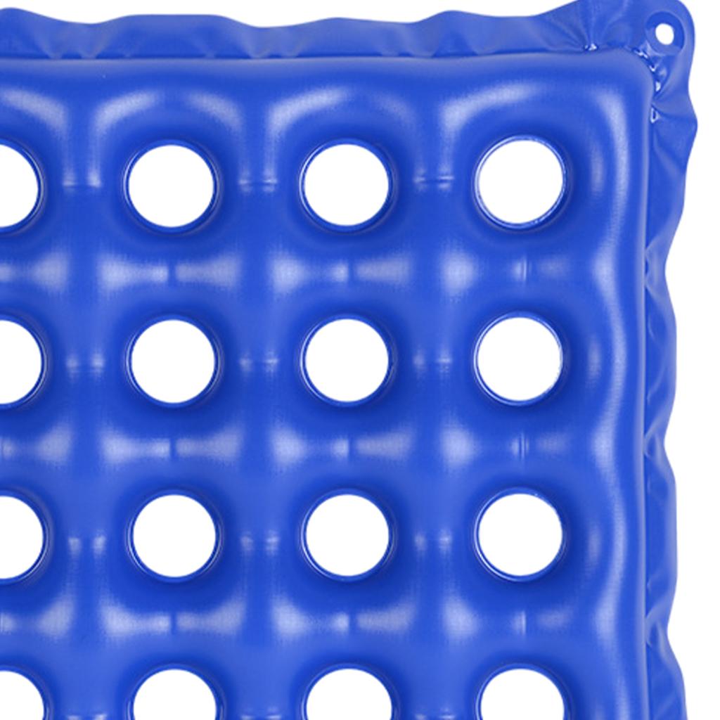 Inflatable Cushion 16 Hole Comfortably for Office Car Adult blue