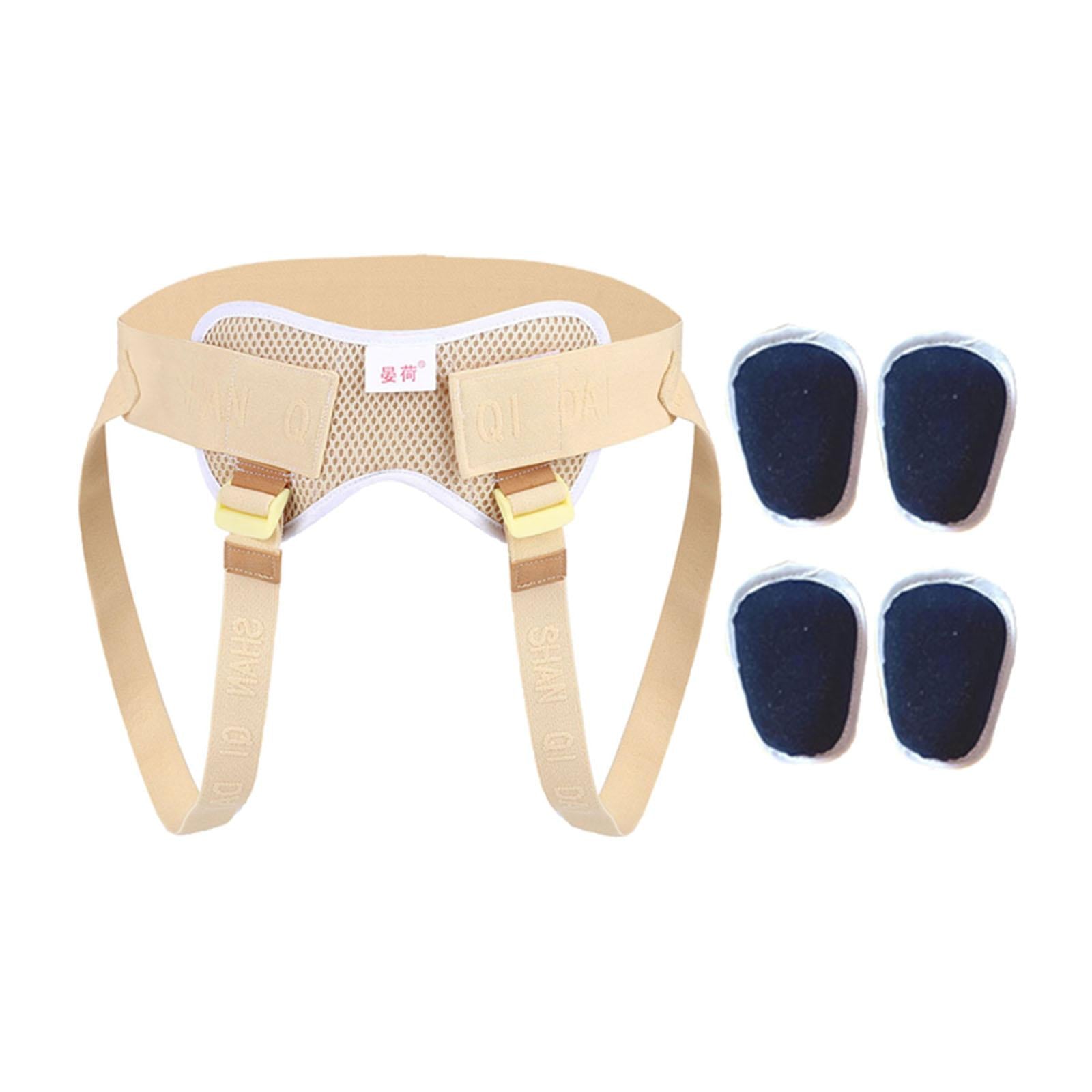 Hernia Support Belt Guard for Men with 4 Pads Recovery 4 Cotton Pads