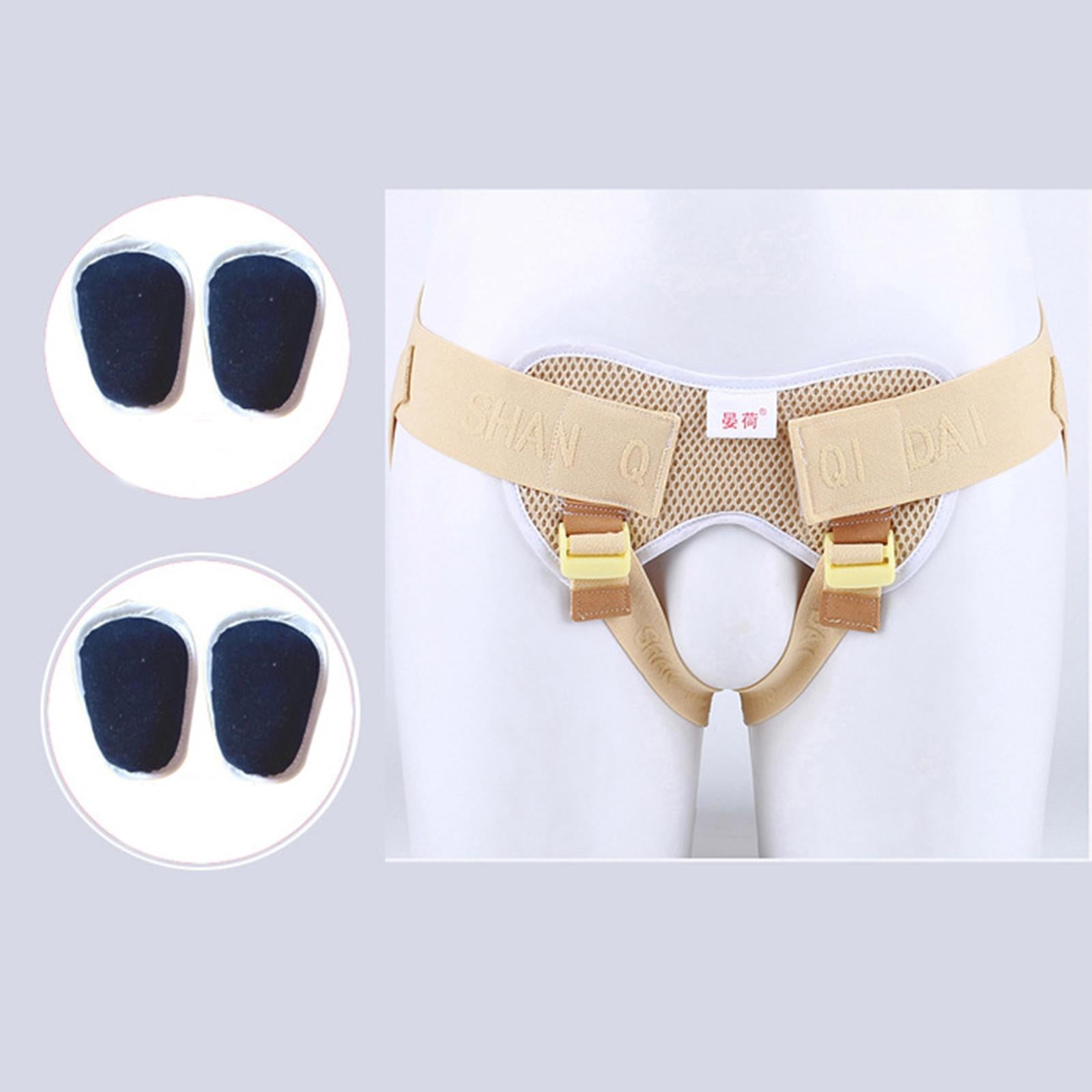 Hernia Support Belt Guard for Men with 4 Pads Recovery 4 Cotton Pads