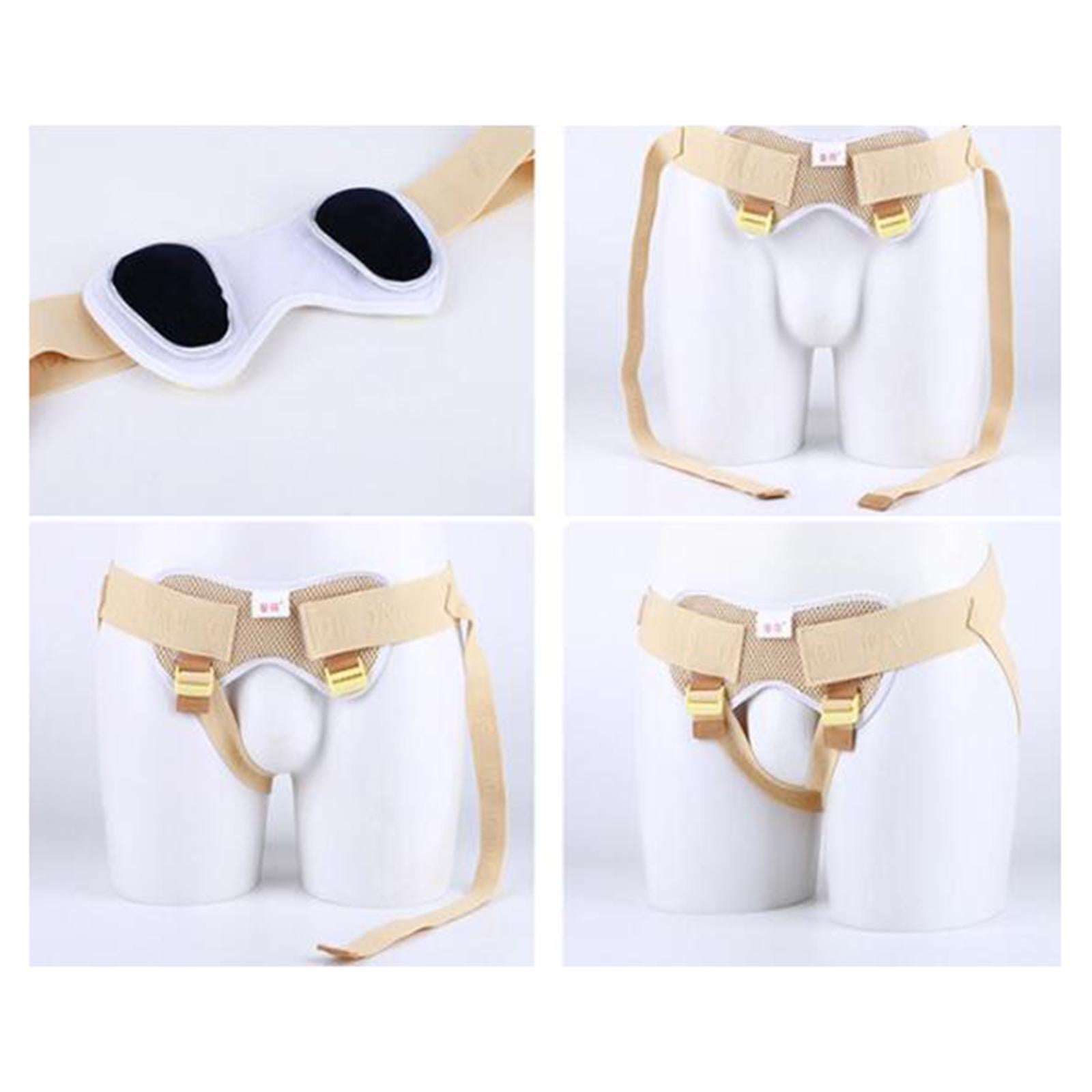 Hernia Support Belt Guard for Men with 4 Pads Recovery 4 Cotton Pads