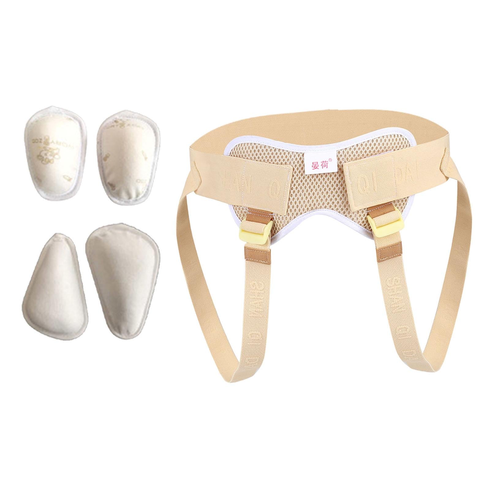 Hernia Support Belt Guard for Men with 4 Pads Recovery 4 Silica Gel Pads