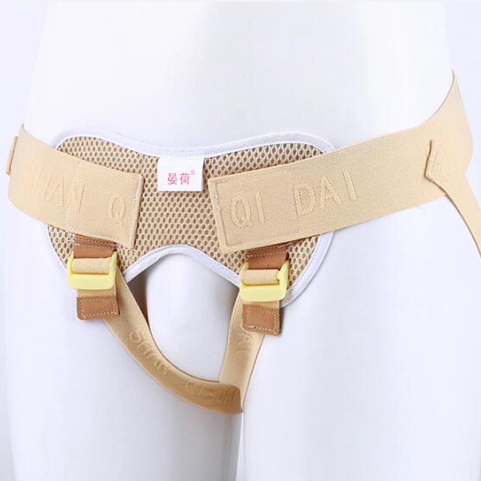 Hernia Support Belt Guard for Men with 4 Pads Recovery 4 Silica Gel Pads