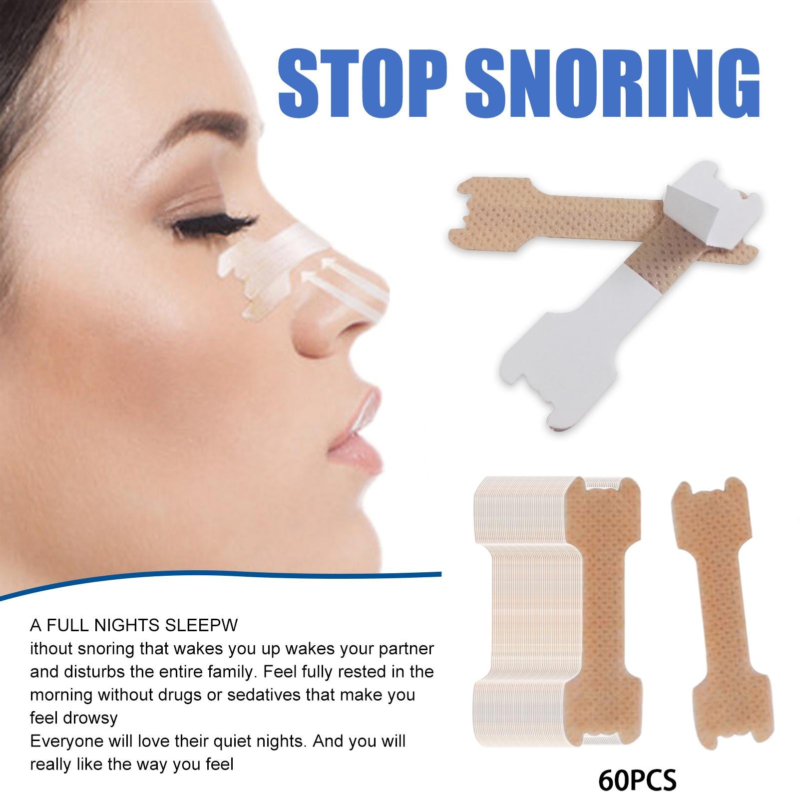 50 Pieces/1 Box Nasal Strips Nose Plaster for Nasal Congestion