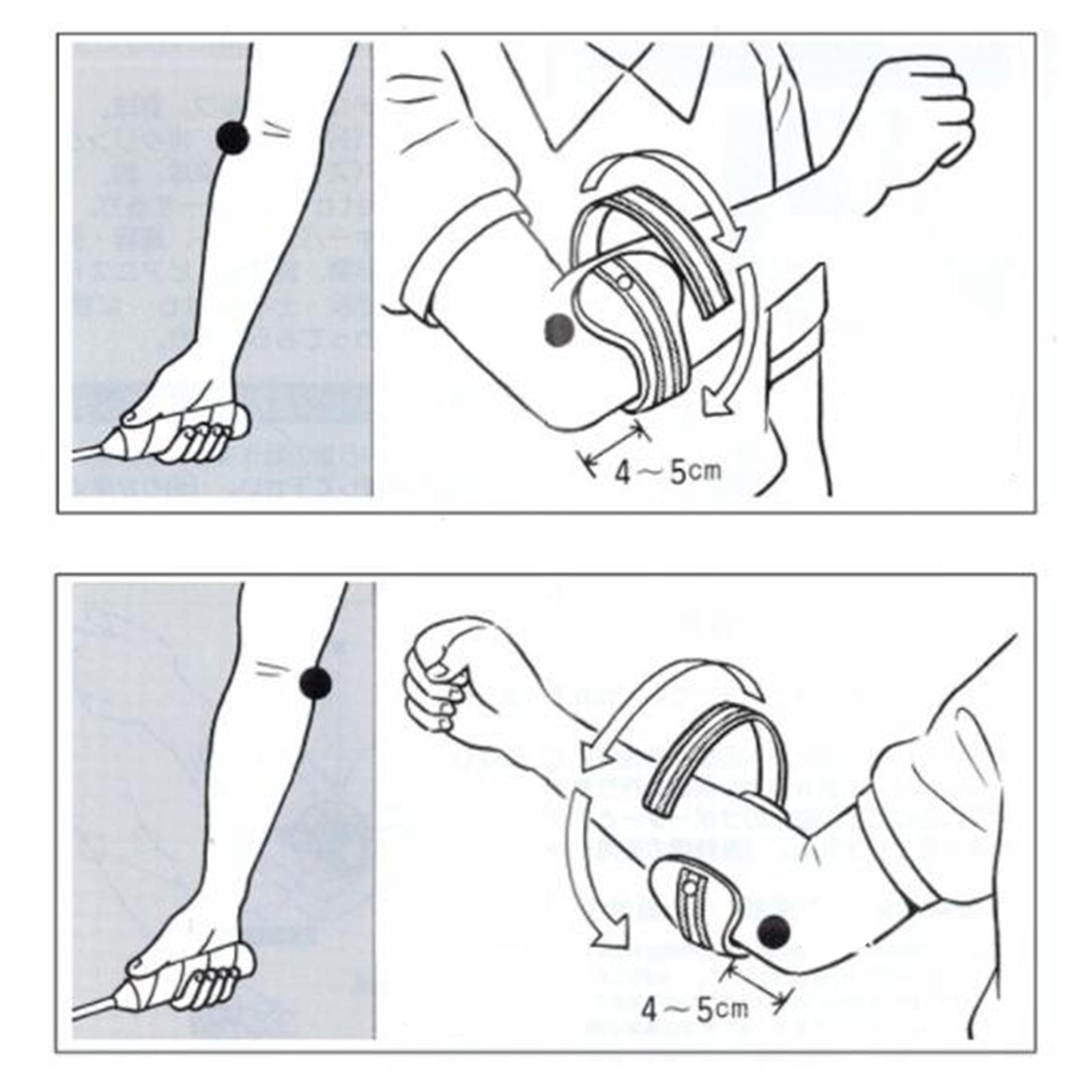 Tennis Elbow Brace with Compression Pad Comfortable Sleeve Versatile L