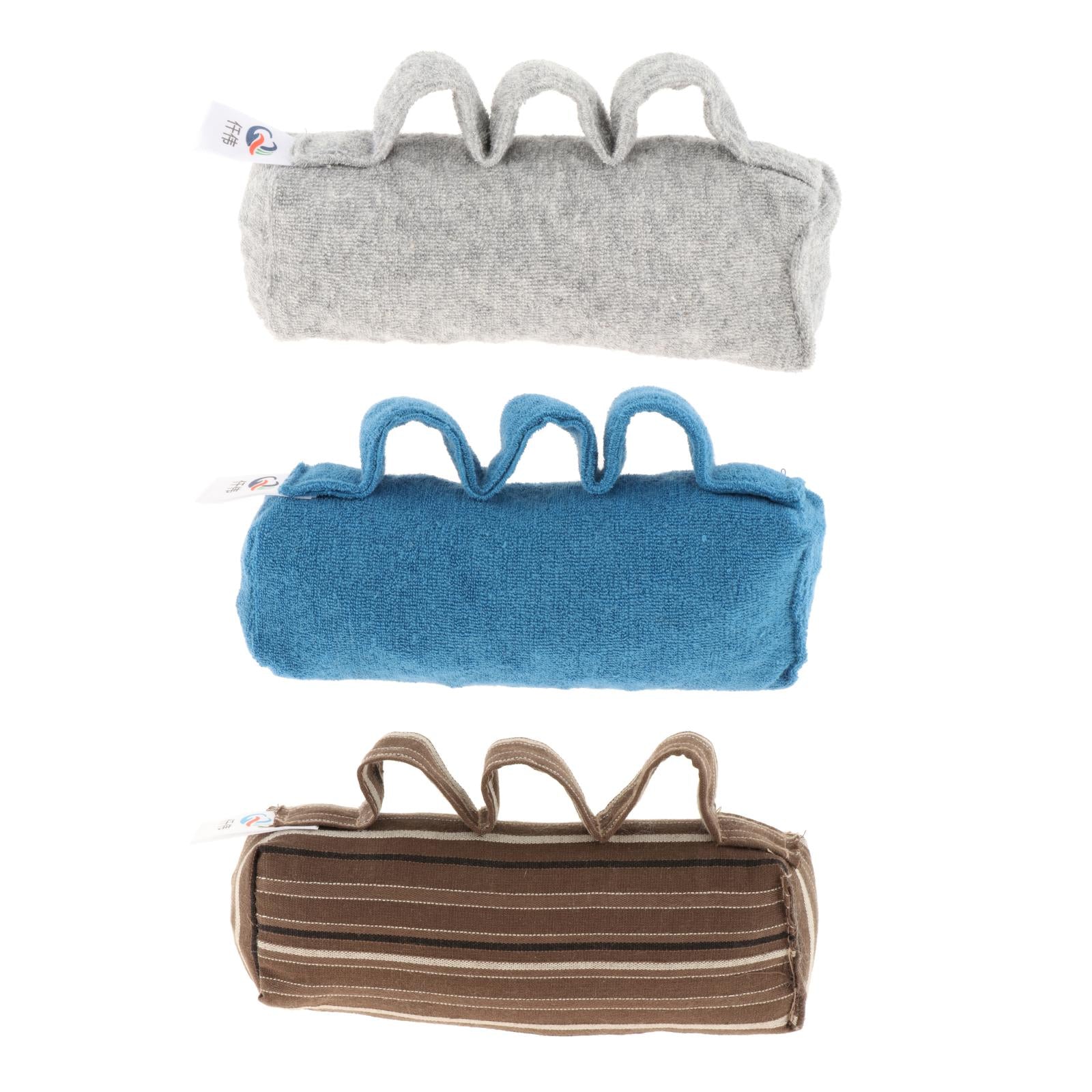 Finger Contracture Cushion Pad Splitter for Hemiplegia Training Stroke Gray