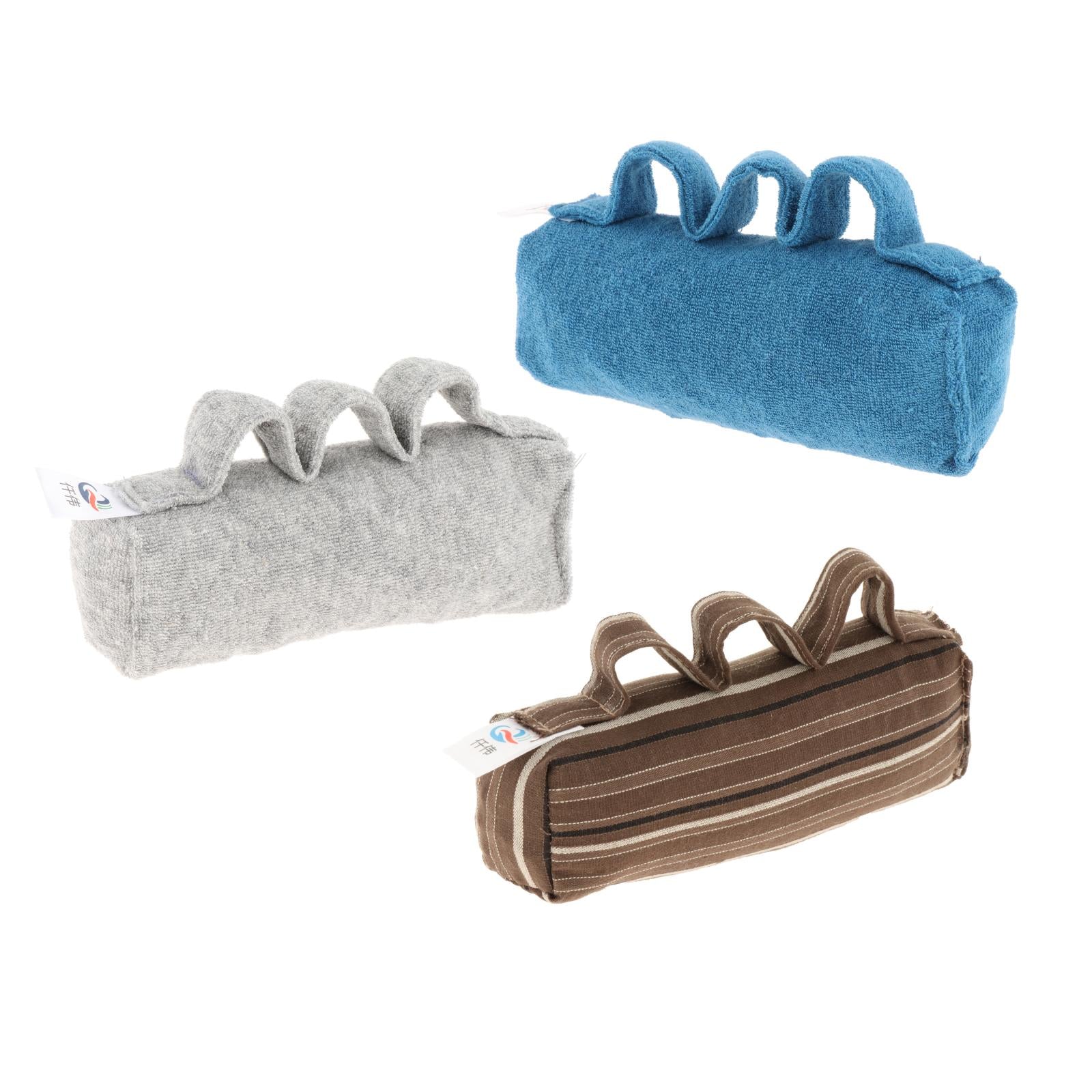 Finger Contracture Cushion Pad Splitter for Hemiplegia Training Stroke Gray