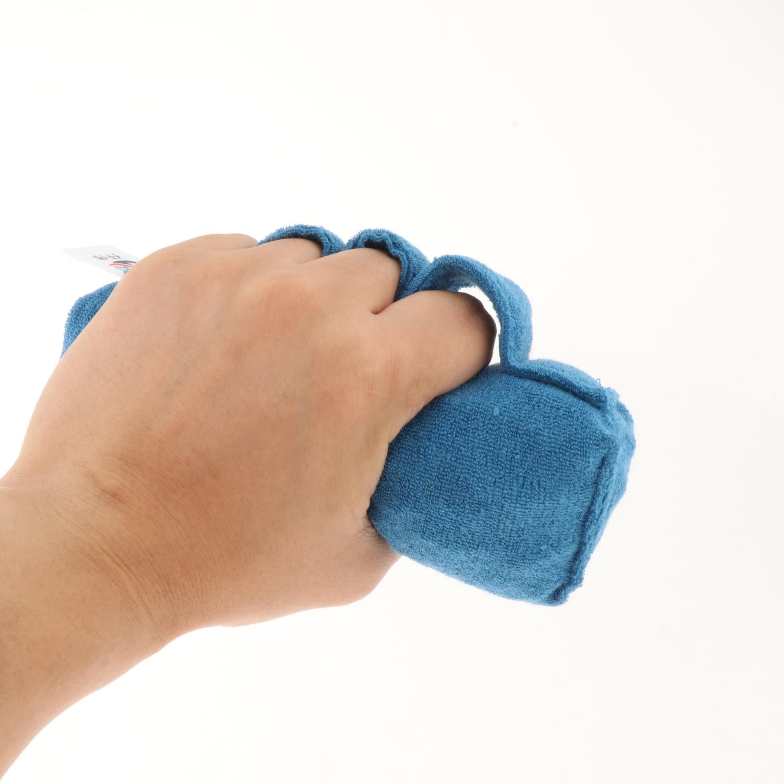 Finger Contracture Cushion Pad Splitter for Hemiplegia Training Stroke Blue
