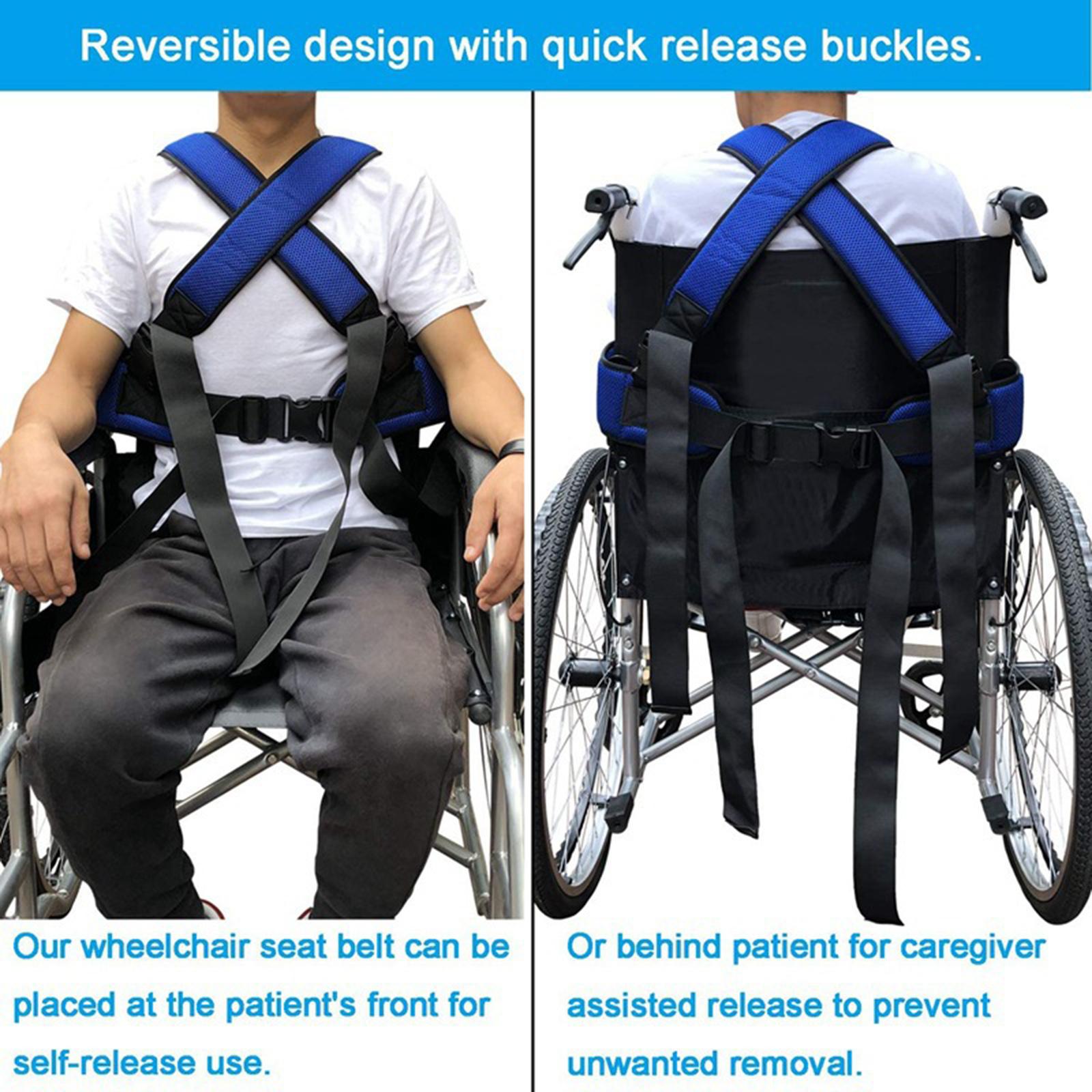 Wheelchair Waist Fixing Belt for Patients Prevent Sliding Fall Protection