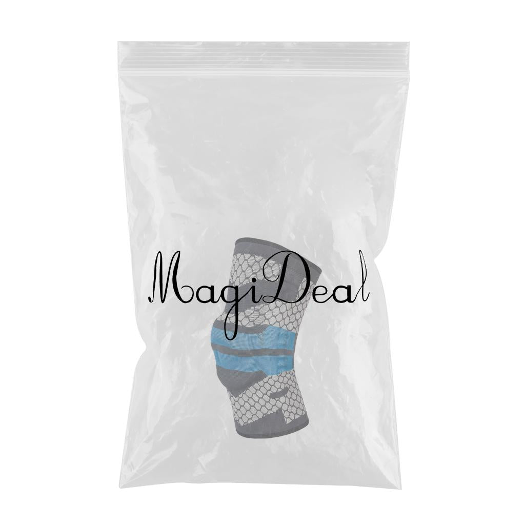 Knee Pads Keep Warm Blue Comfort Soft Inner for Running Adults 16.5-18.5inch