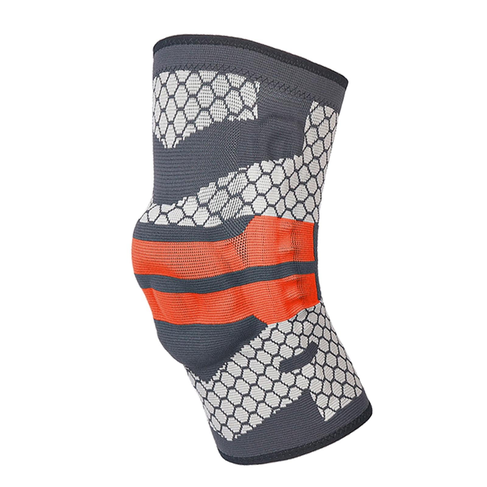 Knee Brace Patella Silicone Gel Pads for Running Volleyball Men Women M