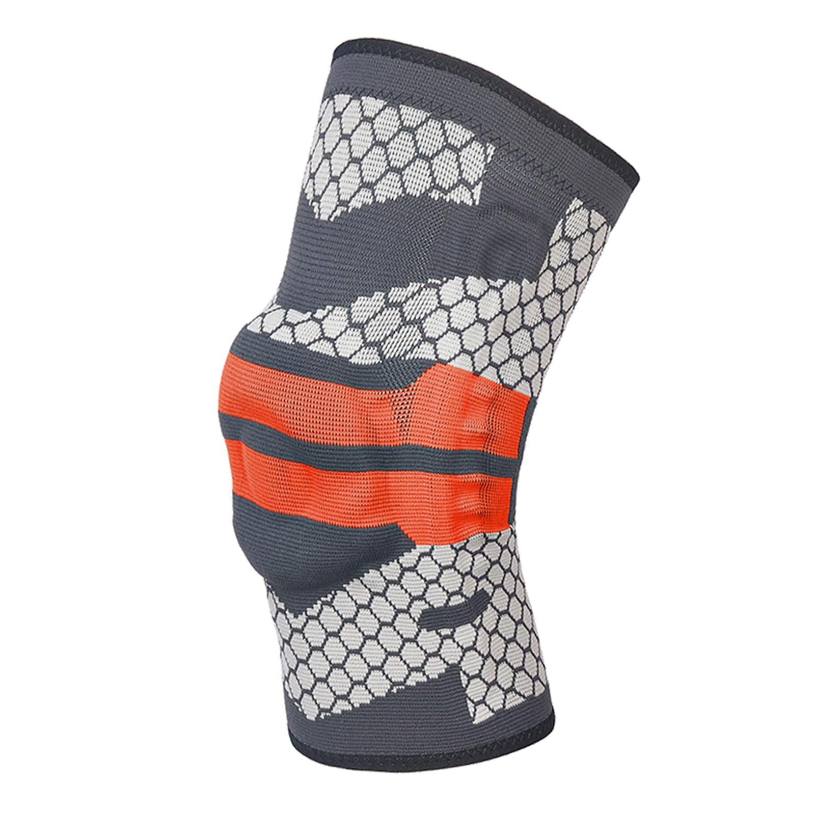 Knee Brace Patella Silicone Gel Pads for Running Volleyball Men Women M