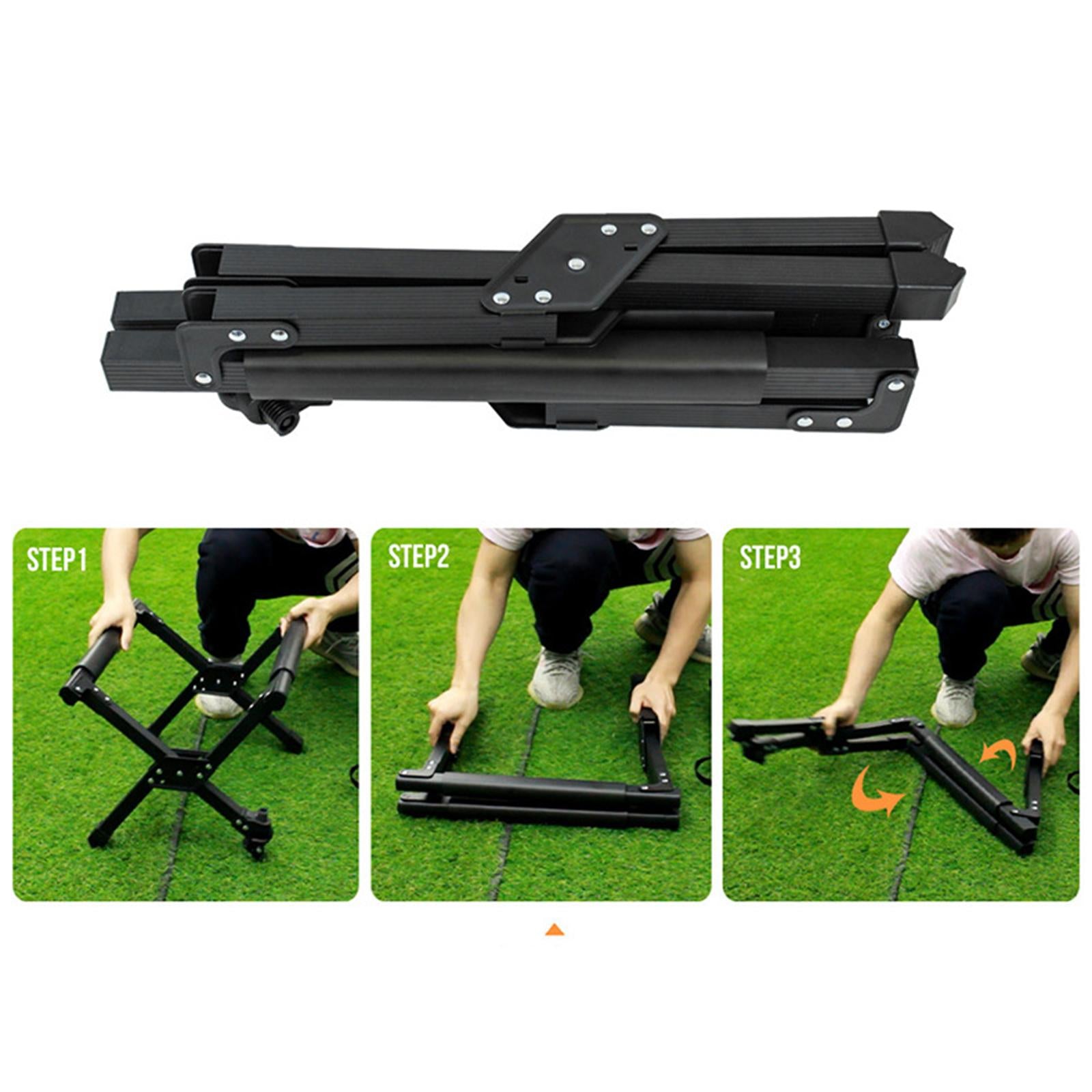 Folding Cooler Box Stand Adjustable Ice Box Cookers Holder Frame