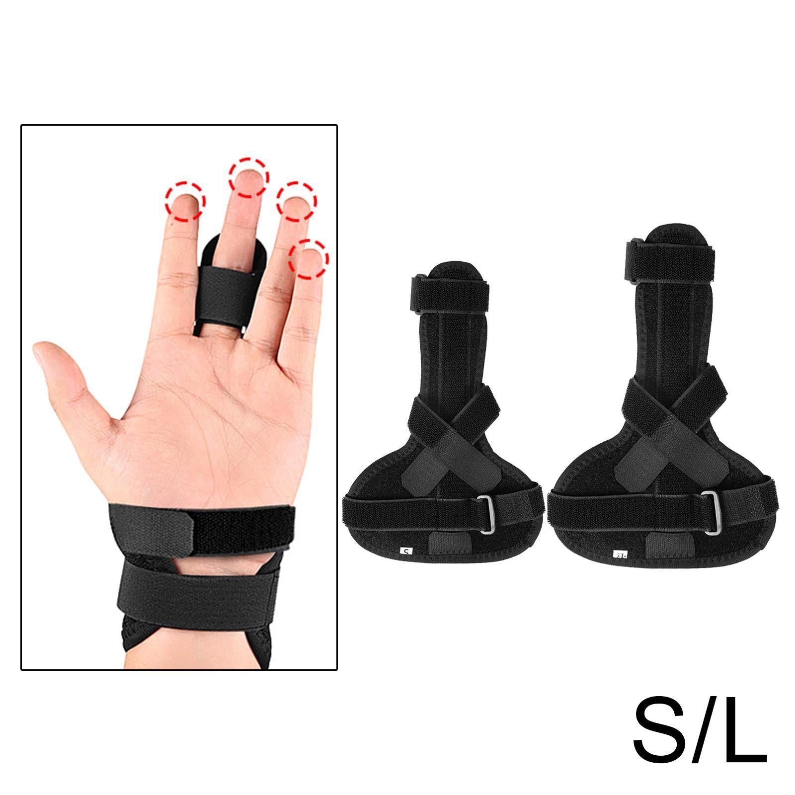 Full Finger Splint Ok Fabric Adjustable for Arthritis Pain Relief Tendonitis S 15.4x20.8cm
