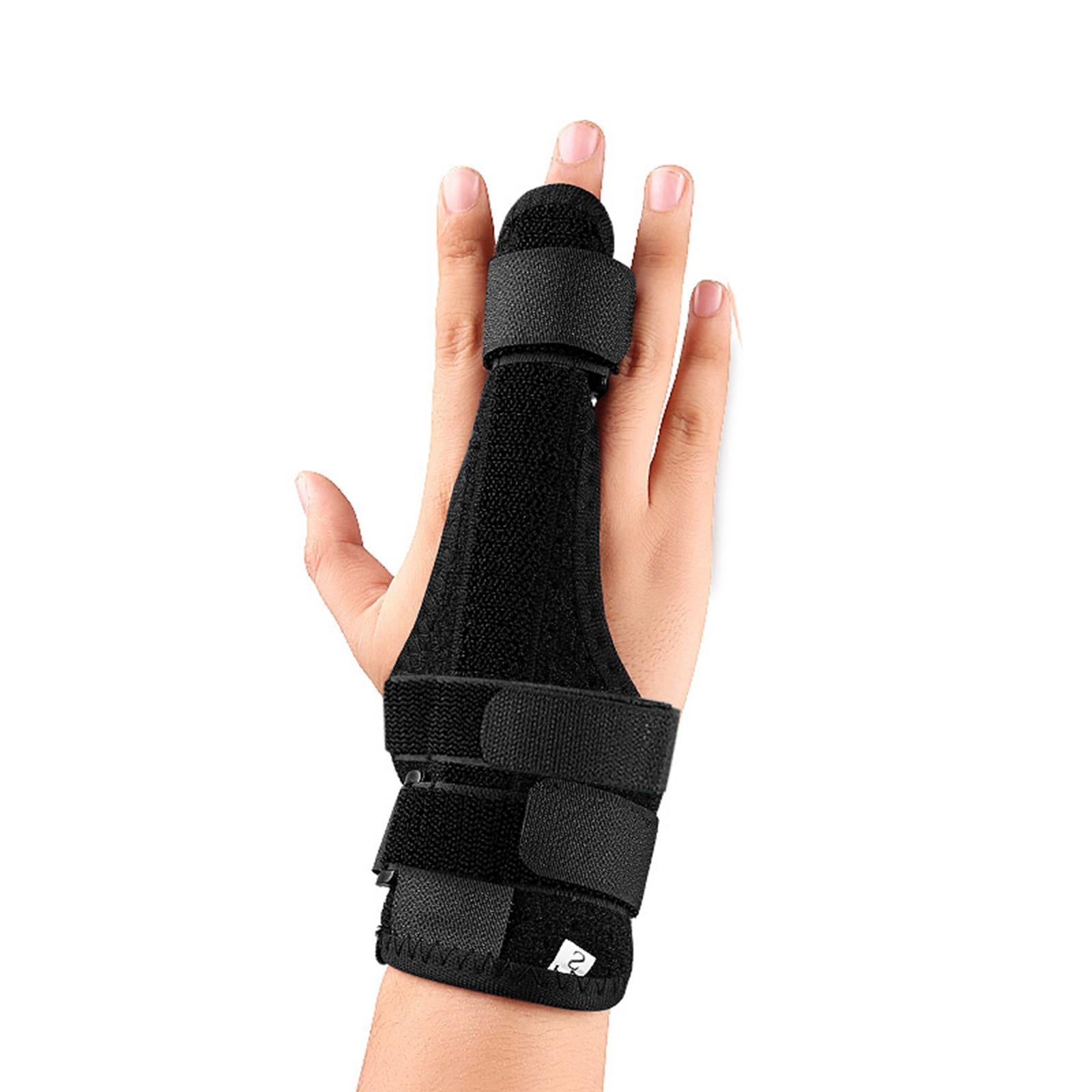 Full Finger Splint Ok Fabric Adjustable for Arthritis Pain Relief Tendonitis L 15.5x23.5cm